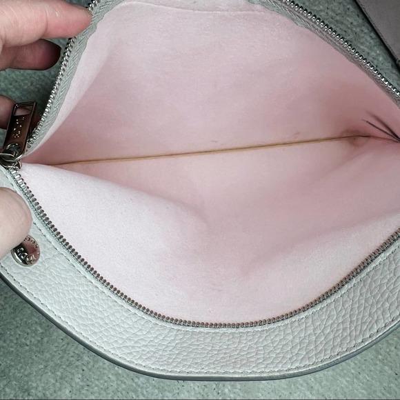 Tods Joy Tote Bag Large Purse Light nude pink beige leather - fair condition - Picture 13 of 16